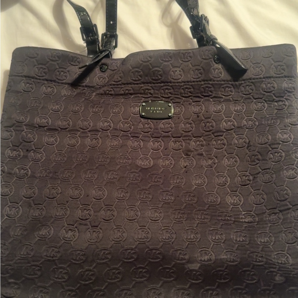 Michael Kors Black Embossed Tote
